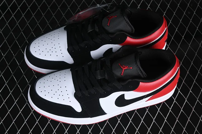 All categories Air Jordan Jordan series basketball shoes Air Jordan 1 Low Air Jordan 1 Low "White Black Gym Red" AJ1 Joe 1 Black Toe 2.0 Low-top cultural casual sneakers IB8971-106